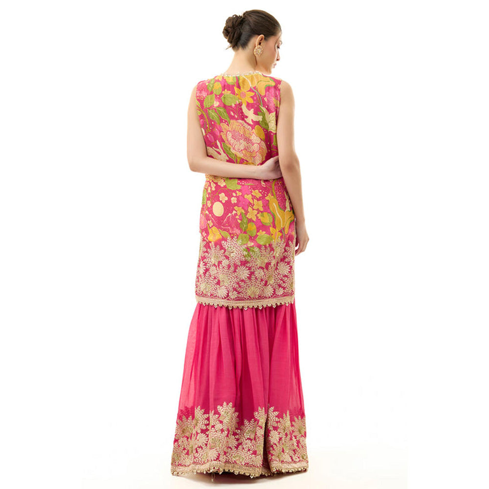Gopi Vaid Kalki Sleeveless Sharara Set