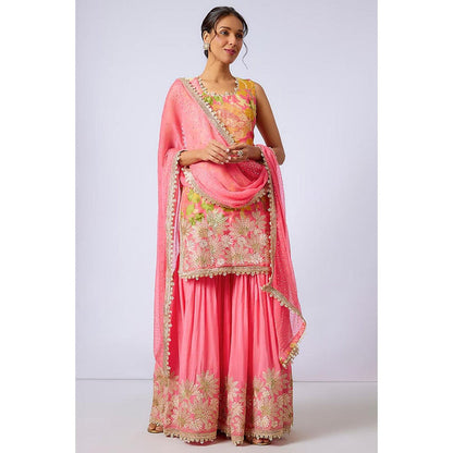 Gopi Vaid Kalki Sleeveless Sharara Set