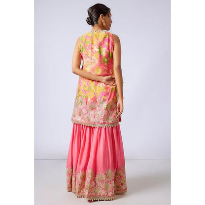 Gopi Vaid Kalki Sleeveless Sharara Set