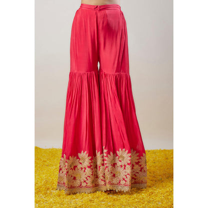 Gopi Vaid Nupur One-Shoulder Sharara Set