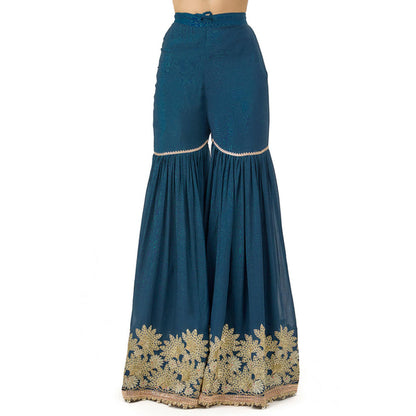 Gopi Vaid Nupur One-Shoulder Sharara Set