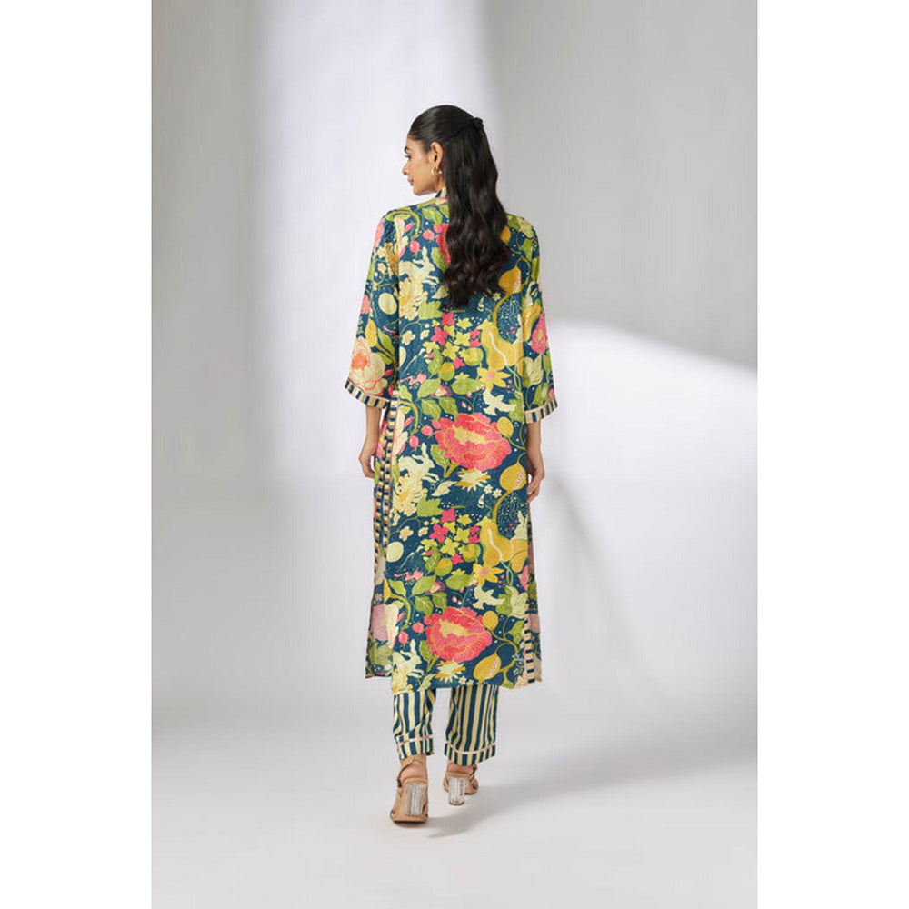 Gopi Vaid Lily Scarf Tunic set