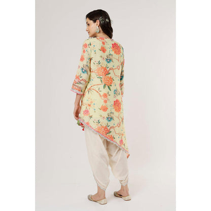 Gopi Vaid Aashna Asymmetrical Dhoti Set