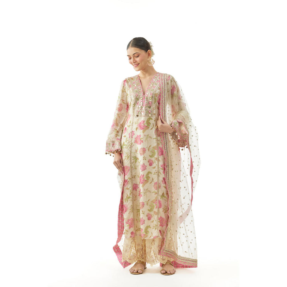 Gopi Vaid Kavya Tunic with palazzo and dupatta