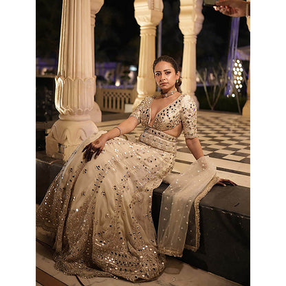 Gopi Vaid Aasmi Anarkali Set -Sargun Mehta