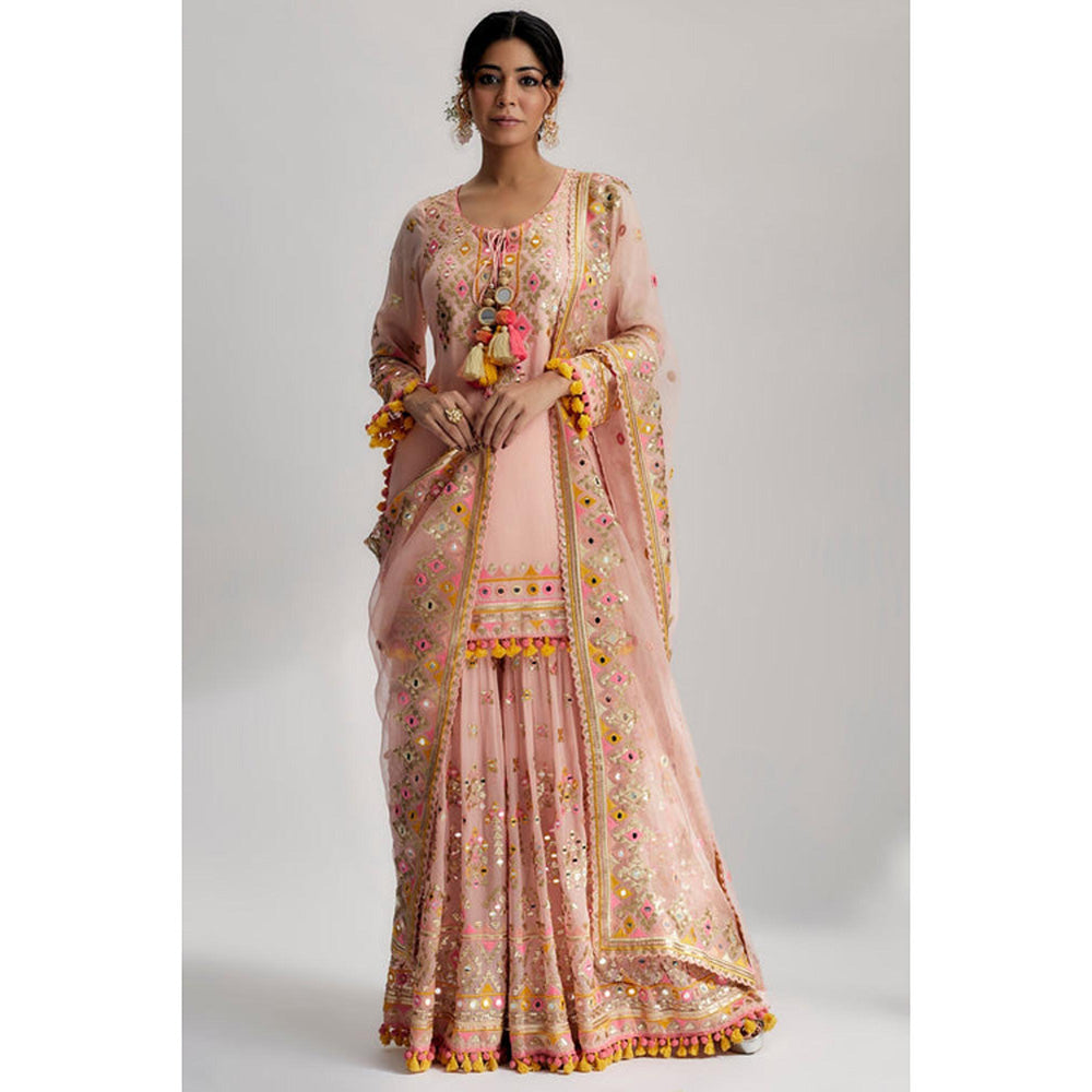 Gopi Vaid Aditi Rao Hydari In Friya Short Kurta Sharara Set