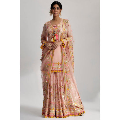 Gopi Vaid Aditi Rao Hydari In Friya Short Kurta Sharara Set