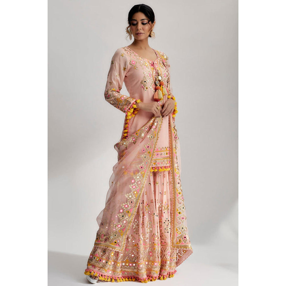 Gopi Vaid Aditi Rao Hydari In Friya Short Kurta Sharara Set