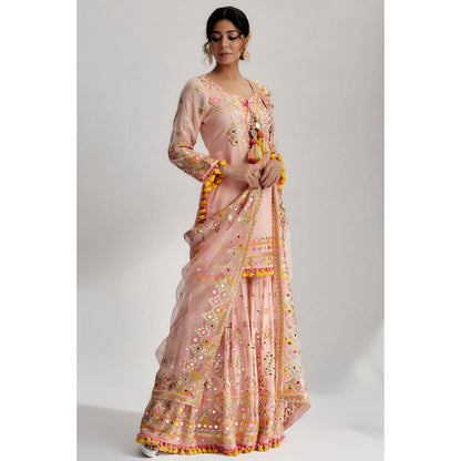 Gopi Vaid Aditi Rao Hydari In Friya Short Kurta Sharara Set