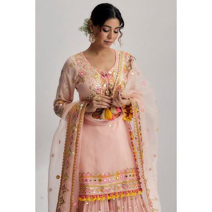 Gopi Vaid Aditi Rao Hydari In Friya Short Kurta Sharara Set