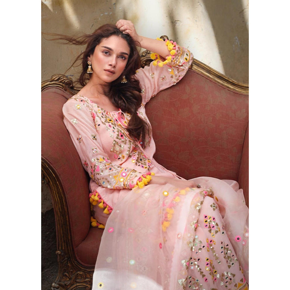 Gopi Vaid Aditi Rao Hydari In Friya Short Kurta Sharara Set