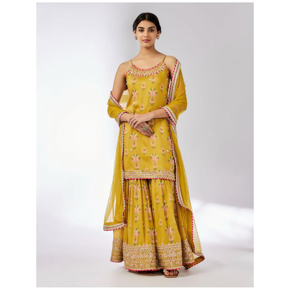 Gopi Vaid Advika Strappy Sharara Set