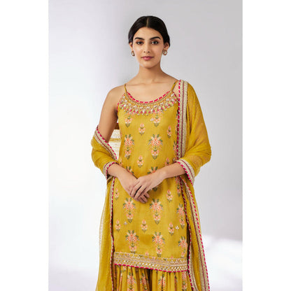 Gopi Vaid Advika Strappy Sharara Set