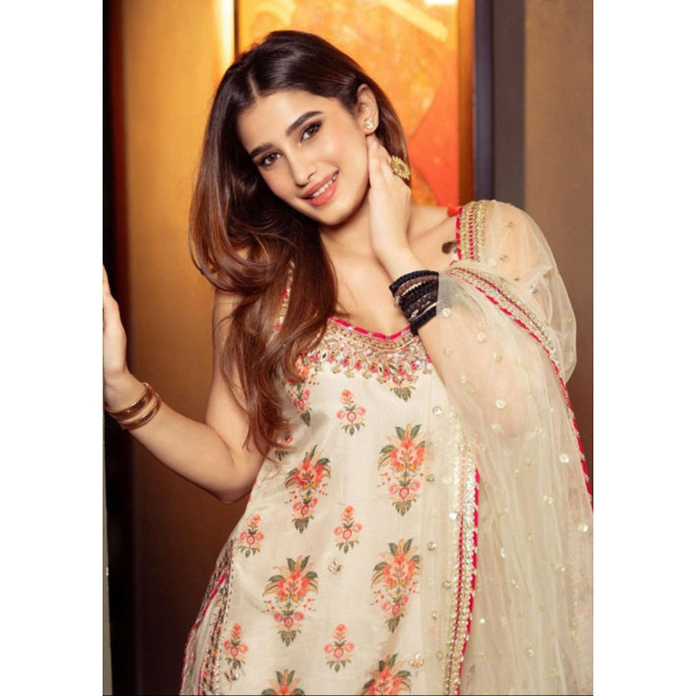 Gopi Vaid Advika Strappy Sharara Set- Rasha Thadani