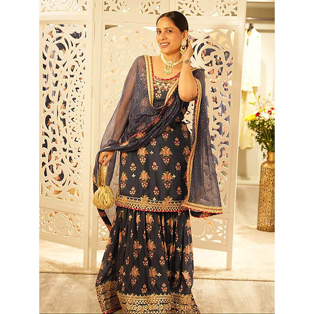 Gopi Vaid Advika Strappy Sharara Set-Neha Jain
