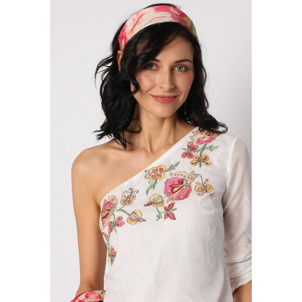 Gopi Vaid Khushi One Shoulder Tunic Set