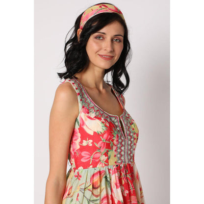 Gopi Vaid Nikki Tamboli in Khushi Peplum Dhoti Set