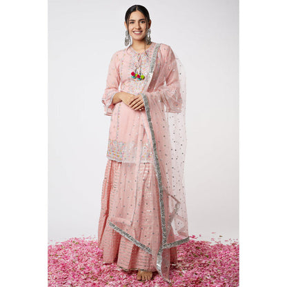 Gopi Vaid Noor Kurta with Line Sharara Set