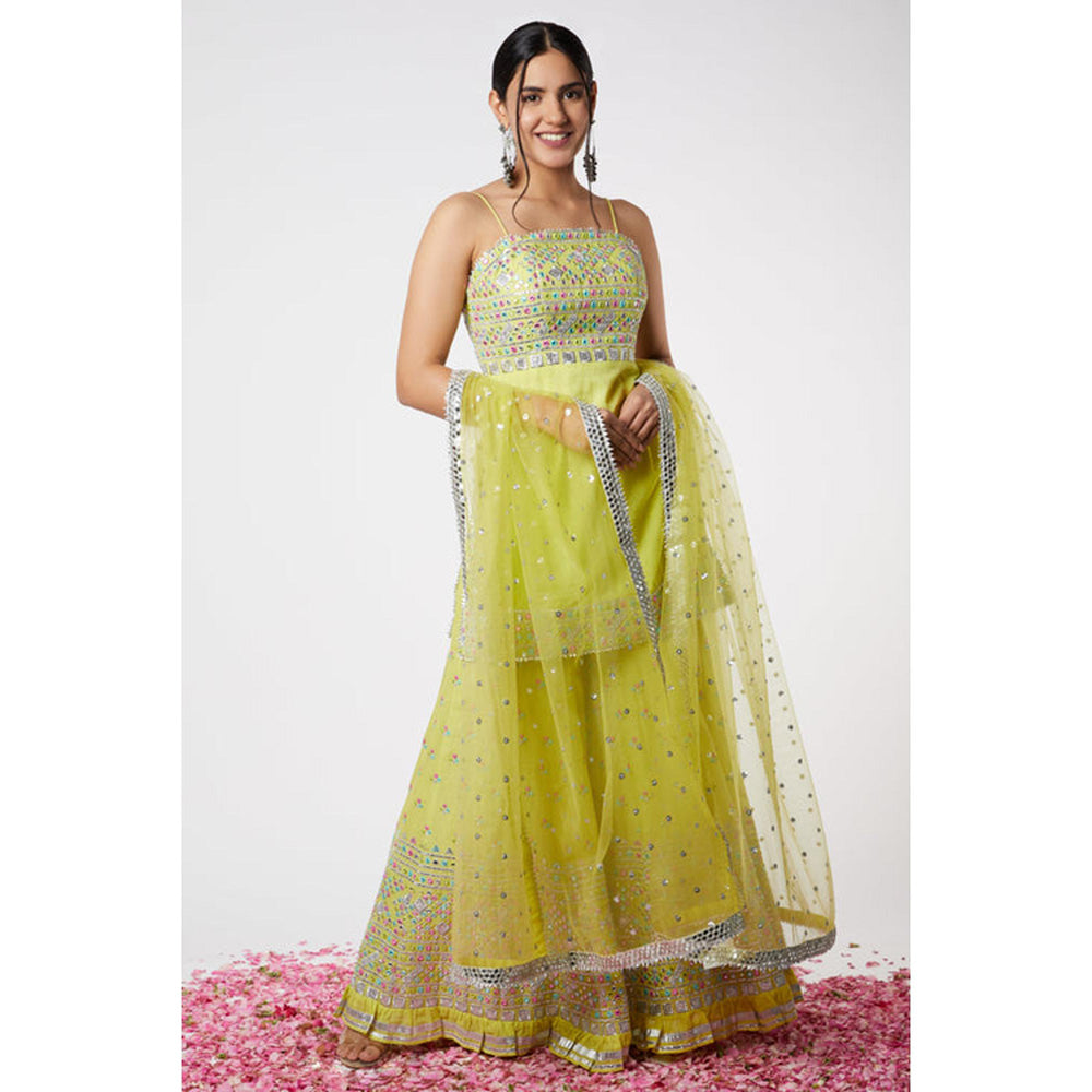 Gopi Vaid Noor Yoke Sharara Set