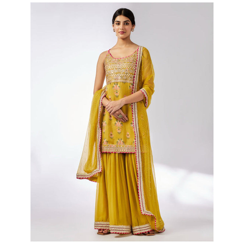 Gopi Vaid Chhaya Strappy Sharara Set