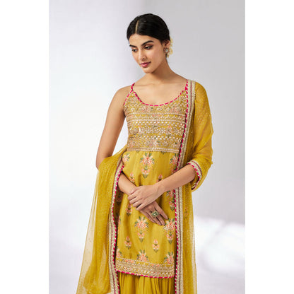 Gopi Vaid Chhaya Strappy Sharara Set