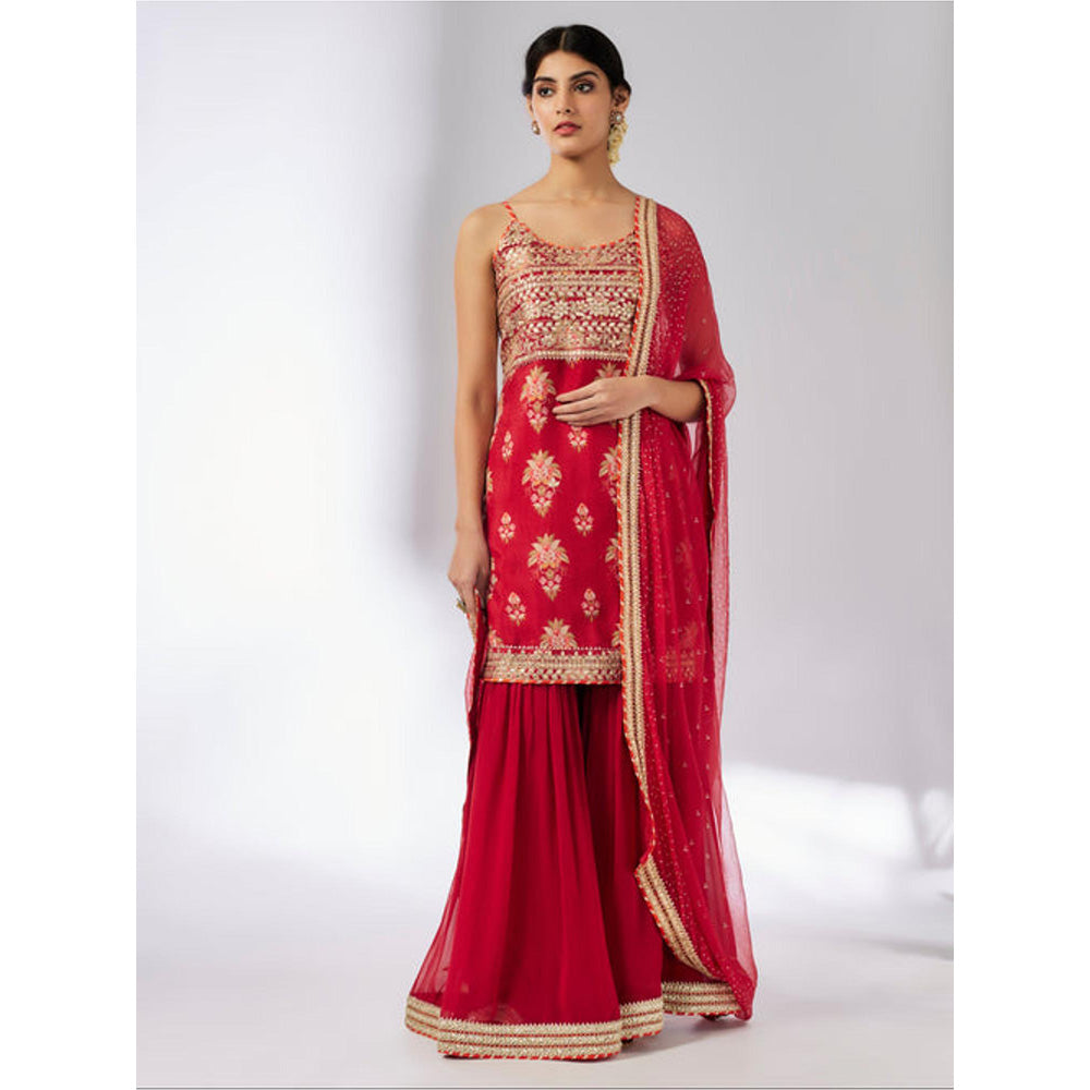 Gopi Vaid Chhaya Strappy Sharara Set