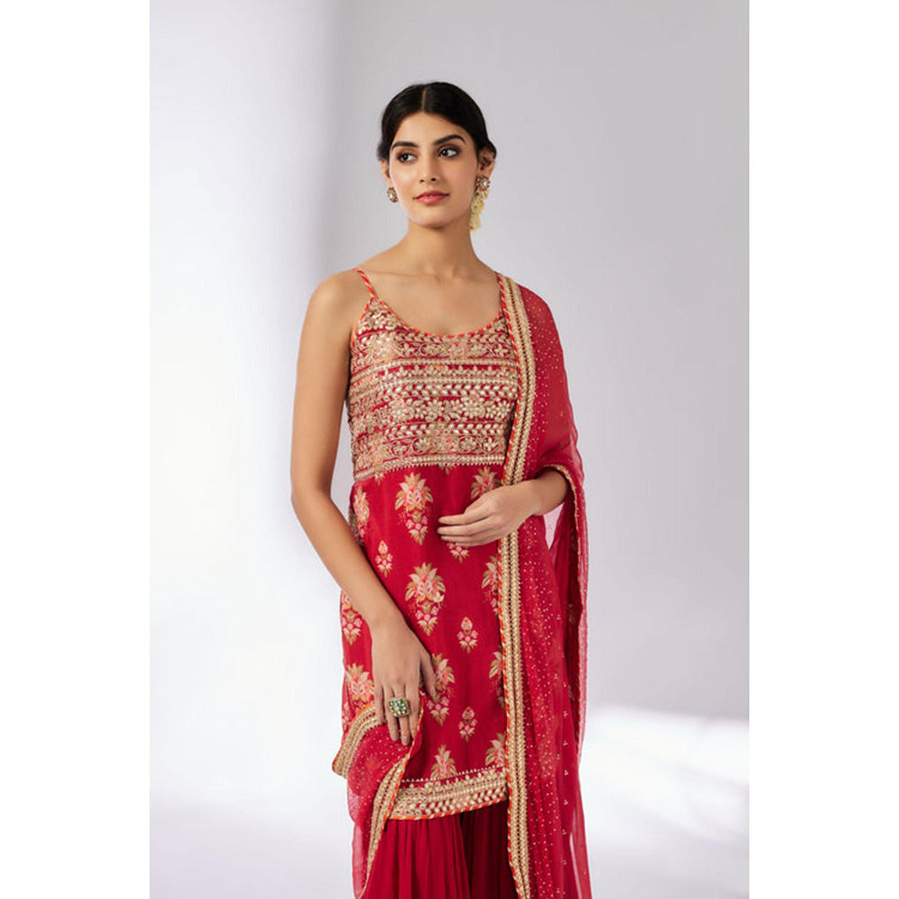 Gopi Vaid Chhaya Strappy Sharara Set