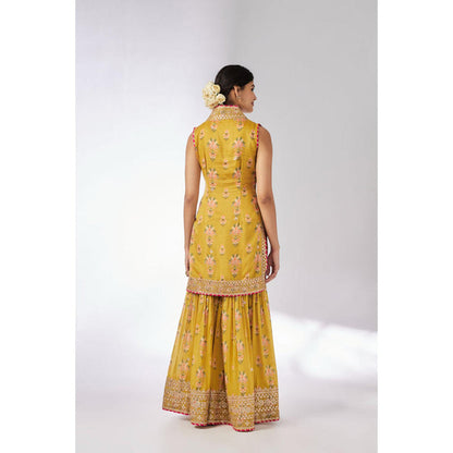 Gopi Vaid Dhriti Sleeveless Sharara Set