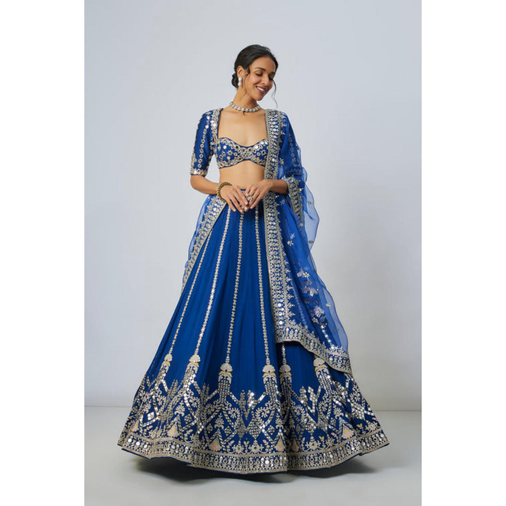 Gopi Vaid Ananya Lehenga with Blouse and Cape