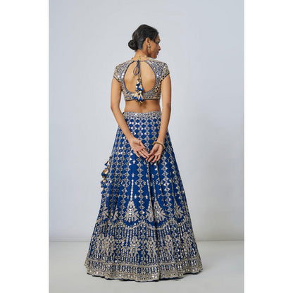 Gopi Vaid Rudrani Lehenga with Blouse and Dupatta