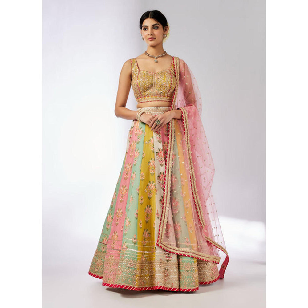 Gopi Vaid Sayali Lehenga with Blouse and Dupatta