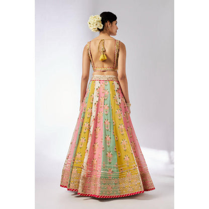 Gopi Vaid Sayali Lehenga with Blouse and Dupatta