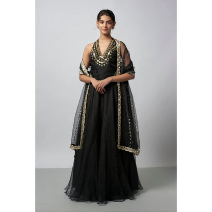 Gopi Vaid Aashreen Lehenga with Blouse and Dupatta
