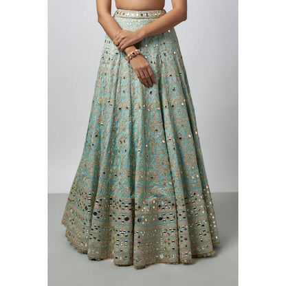 Gopi Vaid Sama Lehenga with Blouse and Dupatta
