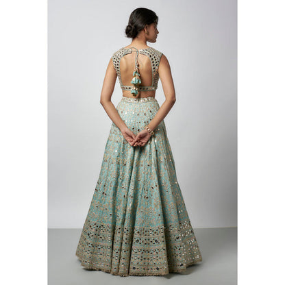 Gopi Vaid Sama Lehenga with Blouse and Dupatta