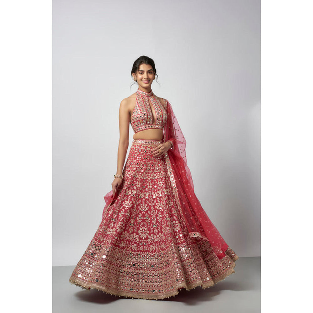 Gopi Vaid Laanya Lehenga with Blouse and Dupatta