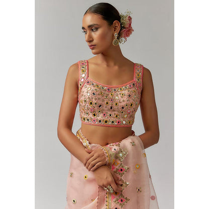Gopi Vaid Maahi Saree with Stitched Blouse