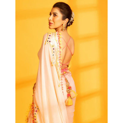 Gopi Vaid Deehar Sophie Choudry Saree with Stitched Blouse