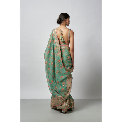 Gopi Vaid Mahira Saree with Stitched Blouse