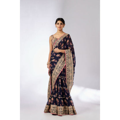 Gopi Vaid Mahira Saree with Stitched Blouse