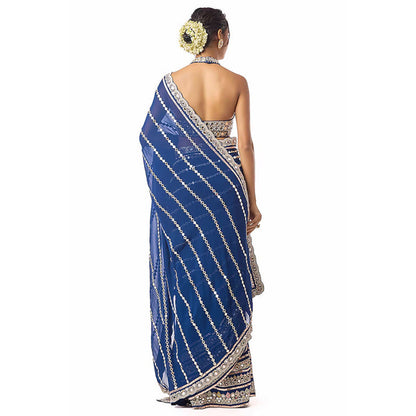 Gopi Vaid Aradhana Saree with Stitched Blouse