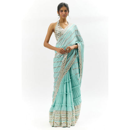 Gopi Vaid Aradhana Saree with Stitched Blouse
