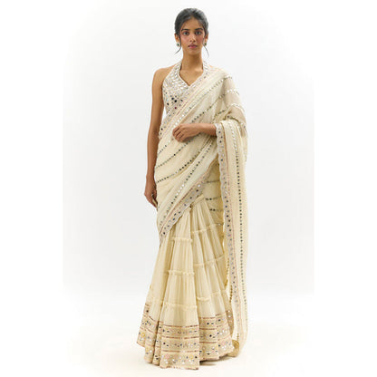 Gopi Vaid Aradhana Saree with Stitched Blouse