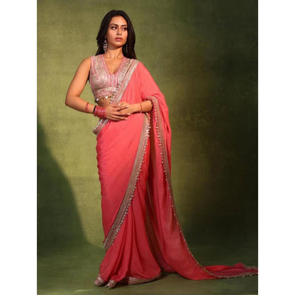 Gopi Vaid Nysa Devgn in Samarkand Saree with Stitched Blouse