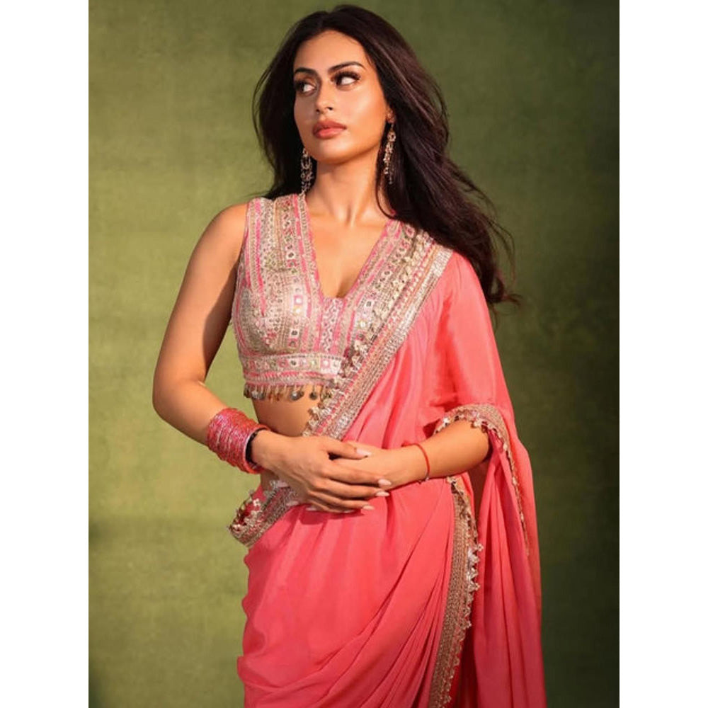 Gopi Vaid Nysa Devgn in Samarkand Saree with Stitched Blouse