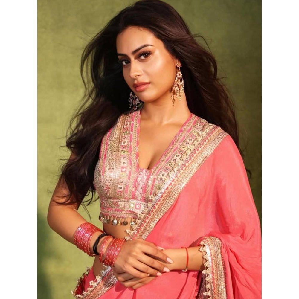 Gopi Vaid Nysa Devgn in Samarkand Saree with Stitched Blouse