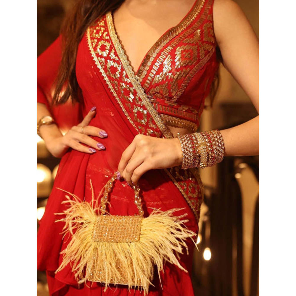 Gopi Vaid Prerna Mehra in Marrakesh Saree with Stitched Blouse
