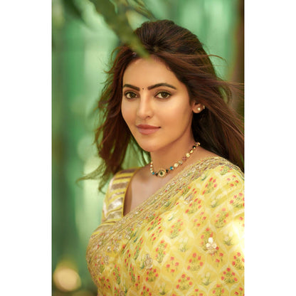 Gopi Vaid Nusrat Saree with Stitched Blouse