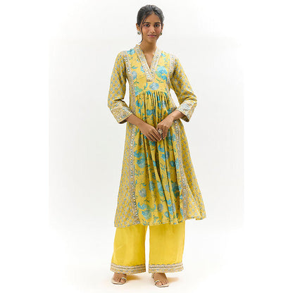 Gopi Vaid Riya Tunic With Palazzo