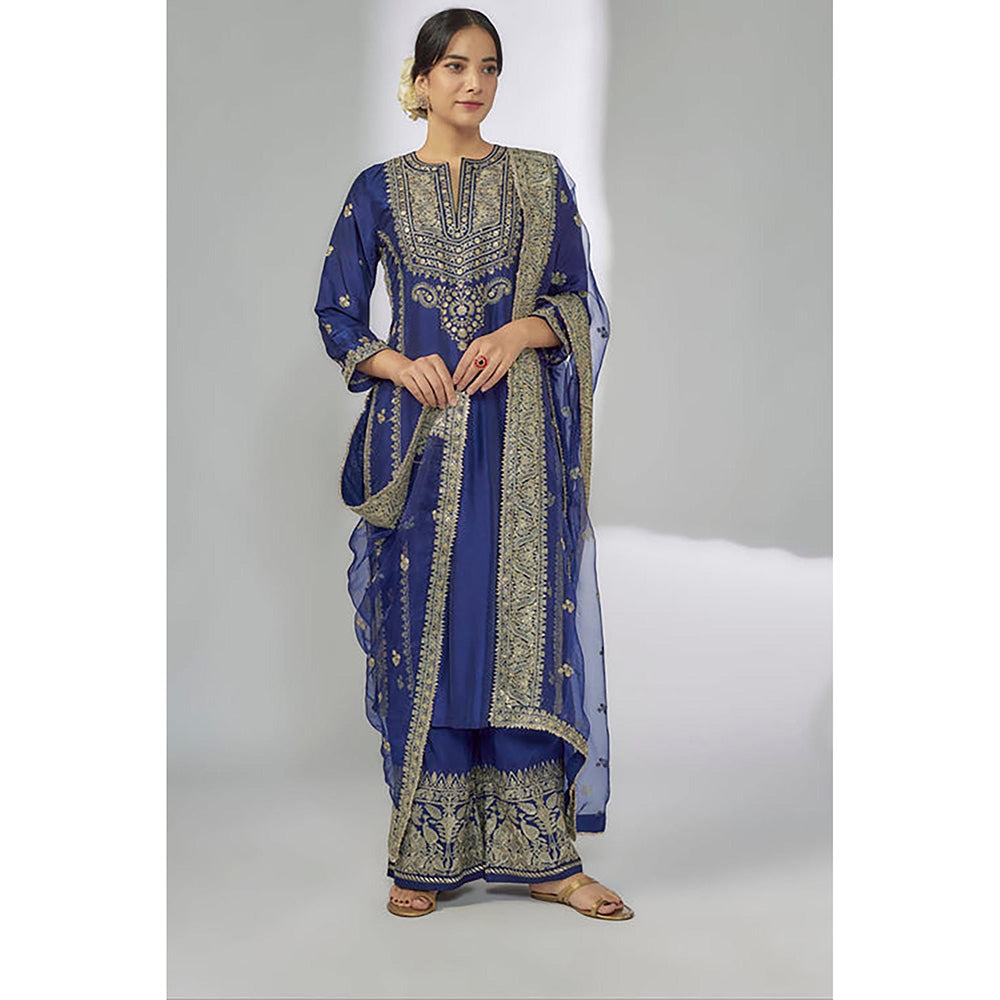 Gopi Vaid Rati Kurta with Palazzo and Dupatta